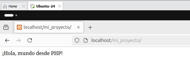 Instalación XAMPP. Introducción a PHP